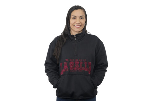 SACO CREMALLERA NEGRO MUJER