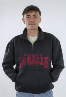 SACO CREMALLERA NEGRO HOMBRE